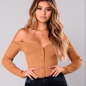 Off Shoulder Bodysuit 🤎